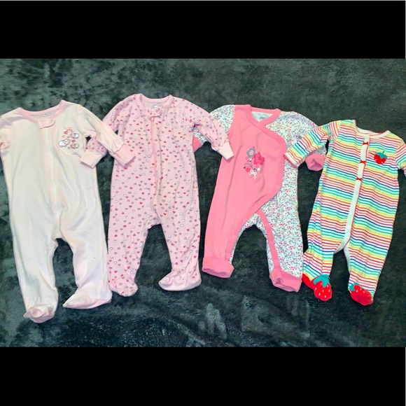 Bundle of Baby Girl Sleepers *BUY2GET2FREE!* - Picture 9 of 12